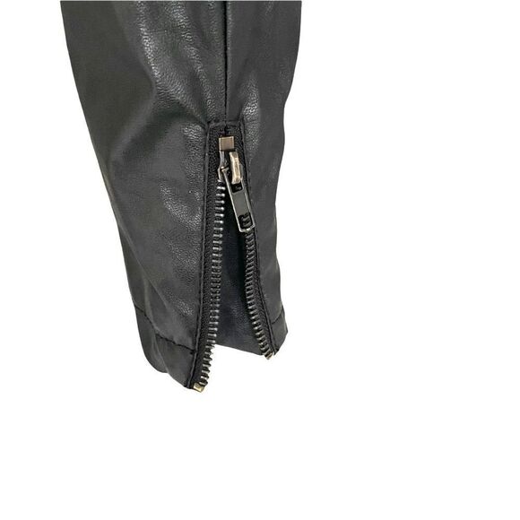 URBAN OUTFITTERS BYCORPUS Army Moto Jacket Moto Asymmetrical Biker Jacket S - Picture 8 of 11